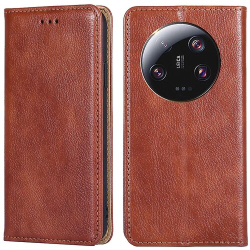 INORCO Za Xiaomi 13 Ultra Wallet telefonska torbica iz PU usnja, enobarvno magnetno stojalo za zapiranje, pokrov za pametni telefon, (22036818) Cene