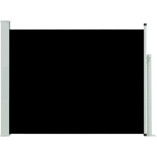 Maison Chic Zložljiva stranska tenda - Senčniki za teraso 140x500 cm črna, (22041613) Slike