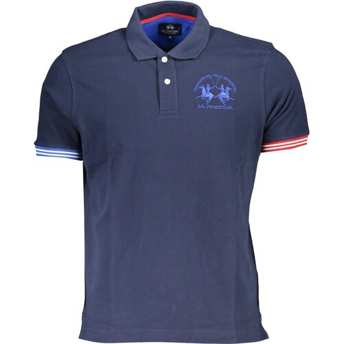 La_Martina MEN&amp;amp;#39;S SHORT SLEEVED POLO SHIRT BLUE Slike