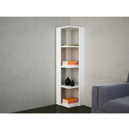 Woody Fashion Polica za knjige Venita White Cene