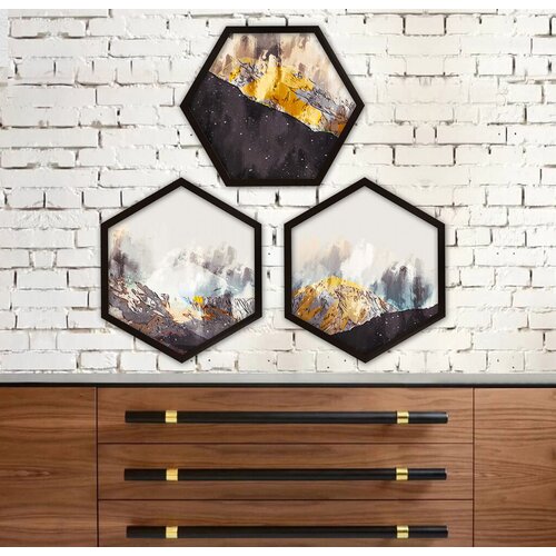 Wallity Uokvirena slika 6GEN1348584512, 35x35 cm, 3 dijela Cijene