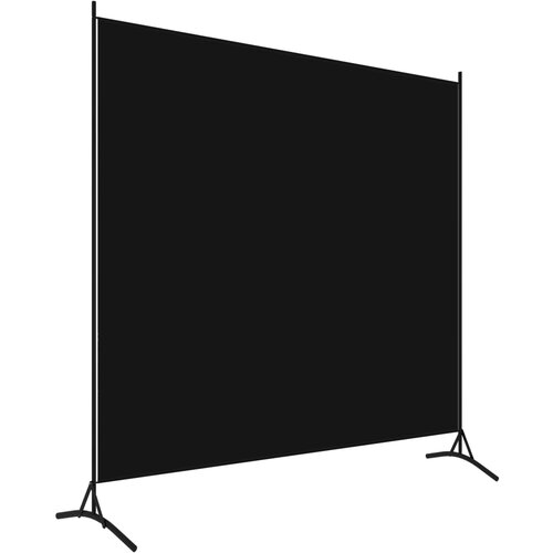 Maison Chic Paravan - Sobne pregrade črn 175x180 cm tkanina, (22111894) Cene