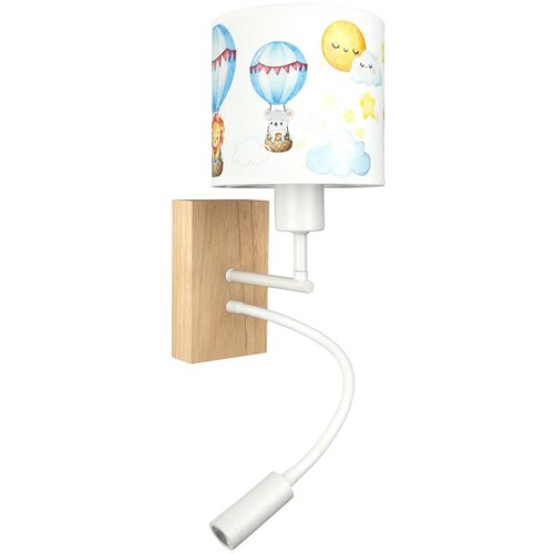 Brilagi LED fleksibilna lampa BOBO WOOD 1xE27/25W/230V + LED/3W hrast/bela/životinjice Cene
