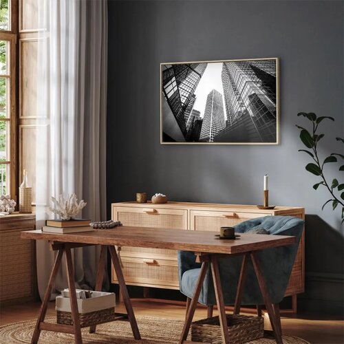  Slika - In a Big City (1 Part) Wide - Second Variant 90x60 U prirodnom drvenom okviru Slike