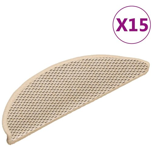  Samoljepljivi otirači za stepenice 15 kom 56x17x3 cm berber Cijene