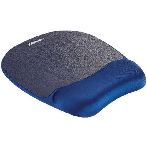 Fellowes Podloga za miško/zapestje s spominsko peno PlushTouch™, pliš, temno modra Cene