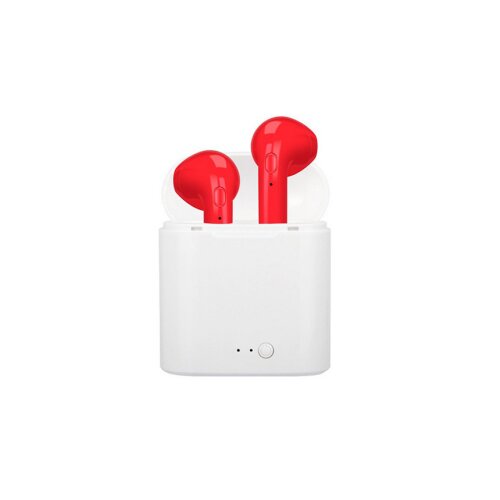 slušalice bluetooth airpods I7S za iphone 7/Iphone 8/Iphone x crvene model 1 Slike
