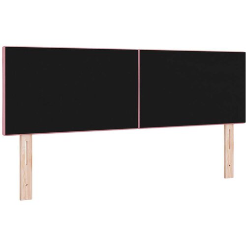 VidaXL uzglavlje s dizajnom dijamantnih blokova ružičasta 140 cm bar&amp;scaron;un Slike