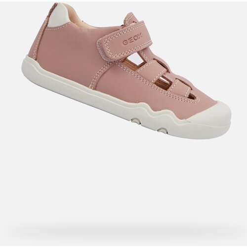 Geox Old Pink Girls' Barefoot Sneakers with Open Instep Steppieu - Girls Cene