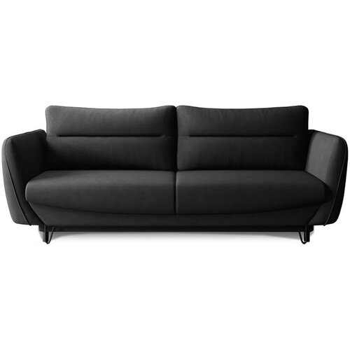 ELTAP Crna sklopiva/s prostorom za odlaganje sofa od šenila 236 cm Silva – Cijene