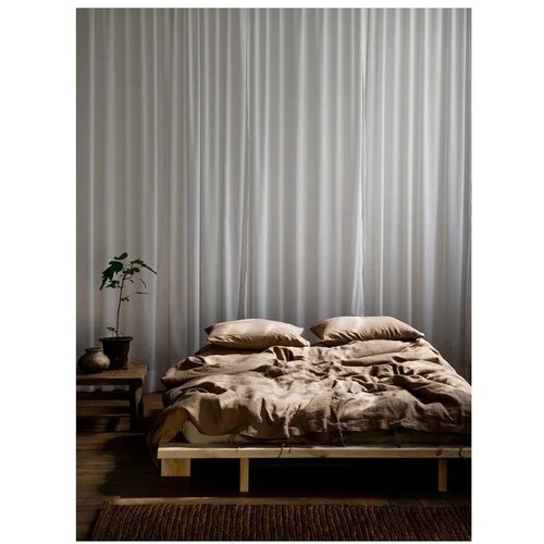 Karup Design Bračni krevet od masivnog bora s podnicom 180x200 cm u prirodnoj boji Japan &amp;ndash; Slike