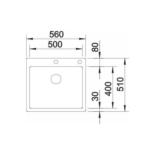 Blanco sudoper CLARON 500-IF/A InFino INOX 18/10, s dalj.upr. PushControl Slike