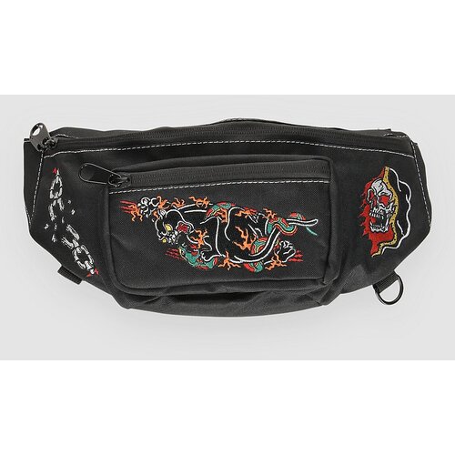 Ninth Hall Tatted Emb Hip Bag black Cene