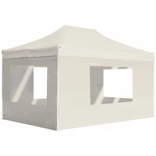  Profesionalni šotor za zabave aluminij 4,5x3 m krem, (20966850)