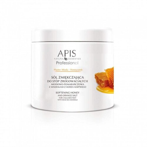 Apis Natural Cosmetics Honeycomb - Opuštajuća so za ispucala stopala sa eteričnim uljem narandže i mineralima Mrtvog mora - 650 g Cijene