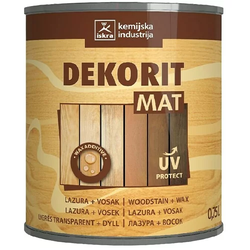  Lazura za drvo Dekorit Mat (Mahagonij, 750 ml)