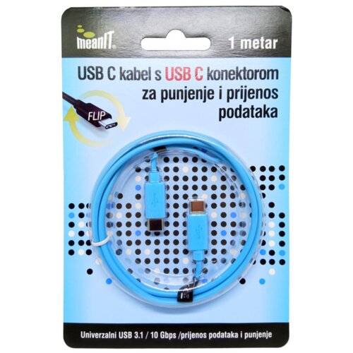 Mean IT USB kabl za smartphone, USB C / USB C, 1 met - KMUSBC2 Cene