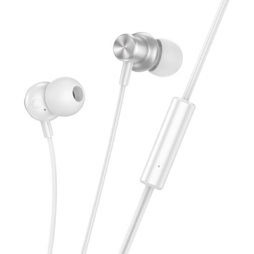  Zicane slusalice HOCO Dzek 3,5 mm sa mikrofonom M110 srebrne Slike