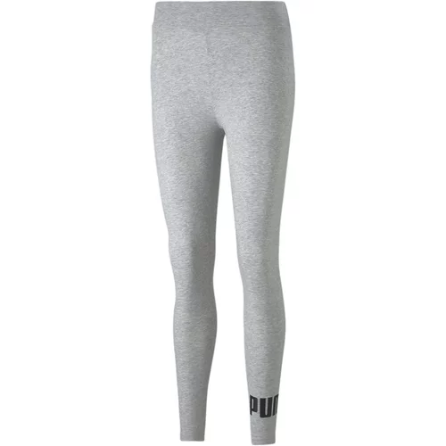 Puma Sportske hlače siva melange / crna