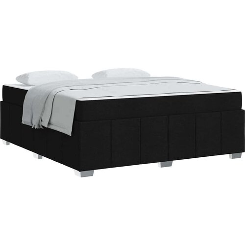  Krevetna konstrukcija Crna 180 x 200 cm tkanina Slike