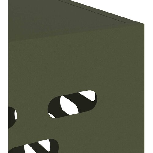  Pokrov za klima uređaj Maslinovo zelena 110 x 50 x 80 cm Čelik Slike