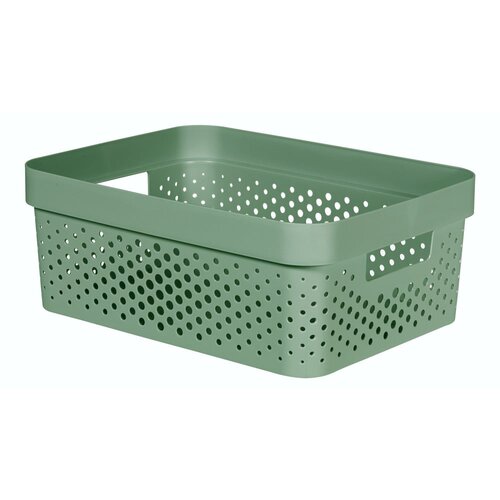Curver zelena košara za odlaganje Infinity Dots, 11 l Cijene