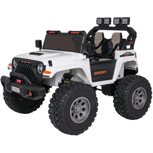  Auto na akumulator Extreme Sport 4&amp;times;4 s podesivom dužinom vozila &amp;ndash; dvosjed &amp;ndash; bijeli Slike