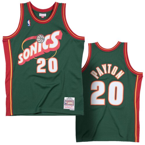 Mitchell And Ness gary payton 20 seattle supersonics 1995-96 mitchell & ness road swingman dres Cene