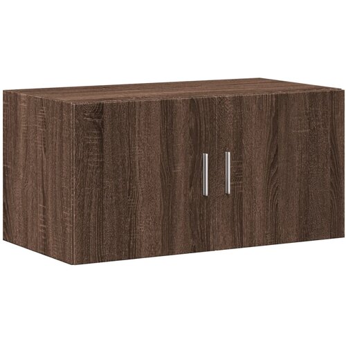 Maison Chic Stenska omarica - Zidna omarica rjavi hrast 80x42,5x40 cm inženirski les iu231, (22062430) Slike
