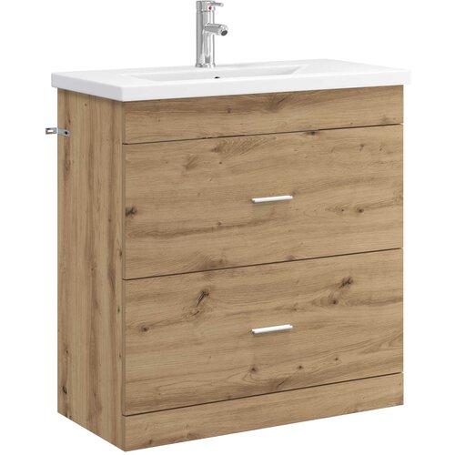 vidaXL Komplet pohištva za kopalnico Artisan hrast 81 x 40 x 84,5 cm, (5000245636) Cene