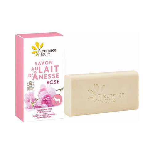 Fleurance Nature donkey Milk Soap - Ruža Slike