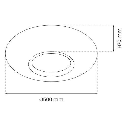  LED prigu&amp;scaron;iva stropna svetiljka TOKYO LED/48W/230V 3000-6000K + daljinski upravljač Slike