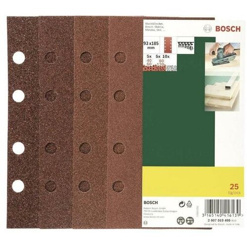 Bosch 25-del.set br.lis.za vib.bru40,60,80,120 Slike