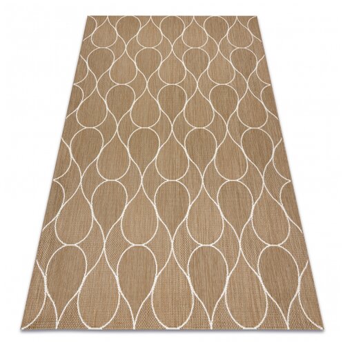 RugsX FLAT 49379265 Sisal tepih Drops - naravna bež slamnata barva, vrvica 80x150 cm, (21999069) Cene