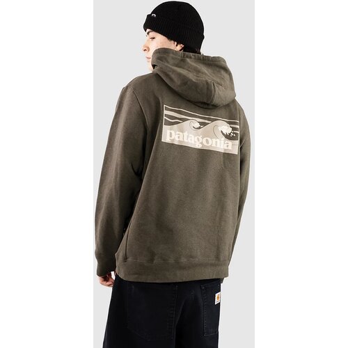 Patagonia Boardshort Logo Uprisal Pulover s kapuco basin green Slike