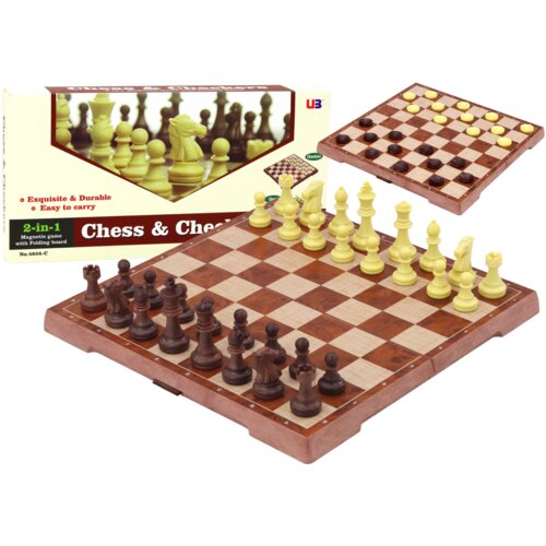 Lean Toys Strate&amp;scaron;ka igra &amp;Scaron;ah Dama 2v1 Deska Slike