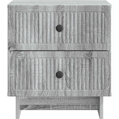  Noćni ormar s ladicama 2 pcs Siva sonoma 43 x 34,5 x 47,5 cm Slike