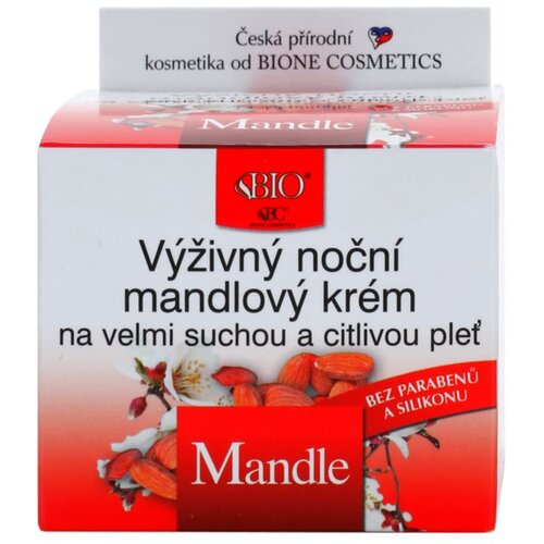 Bione Cosmetics Almonds hranilna nočna krema za zelo suho in občutljivo kožo 51 ml Slike