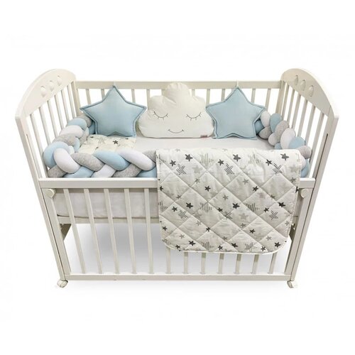 Baby Textil textil komplet posteljina za krevetac bambino plavi, 120x60 cm 3100635 Cene