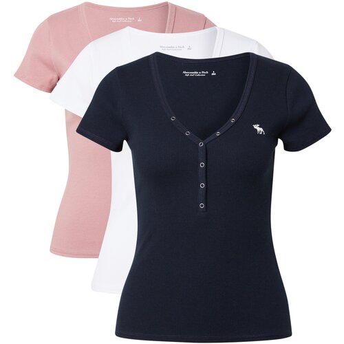 Abercrombie &amp;amp; Fitch Majica mornarska / roza / bela Slike