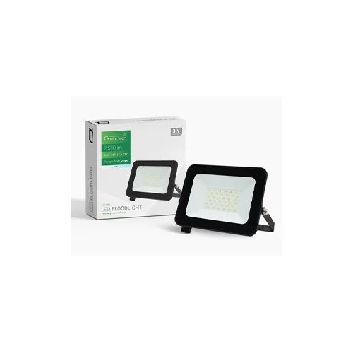  Reflektor LED 30W 6500K IP65 crni Green Tech