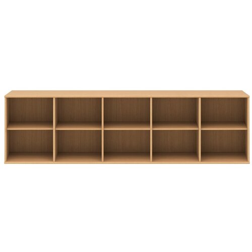 Hammel Furniture Stenski regal v hrastovem dekorju v naravni barvi 220x61 cm Mistral &amp;ndash; Slike
