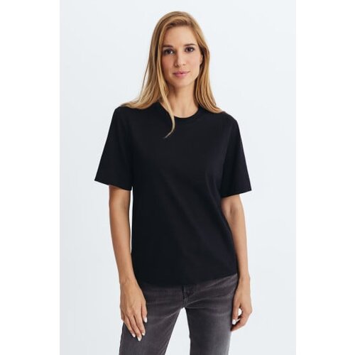 Legendww crna pamucna majica klasicnog kroja Cene