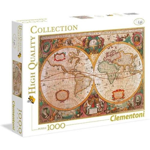 Clementoni Sestavljanka High Quality Collection- Old map 31229, 1000 kosov