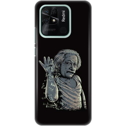 Maska silikonska print za xiaomi redmi 10C funny albert einstein Slike