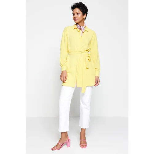 Trendyol Shirt - Yellow - Regular fit