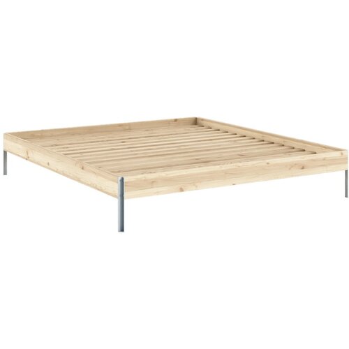 Karup Design Zakonska postelja iz masivnega bora z letvenim dnom 180x200 cm v naravni barvi Core &amp;ndash; Slike