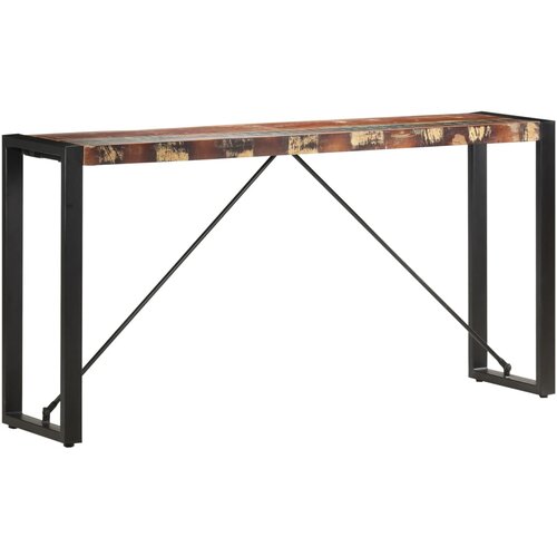  Konzolni stol 150 x 35 x 76 cm od masivnog obnovljenog drva Slike