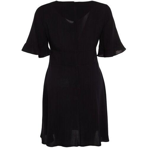 Trendyol Curve Plus Size Dress - Black - A-line Slike