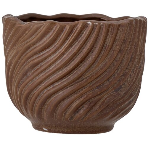 Bloomingville Glinena ručno rađena ukrasna tegla za cvijeće &amp;oslash; 14 cm Sella &amp;ndash; Slike